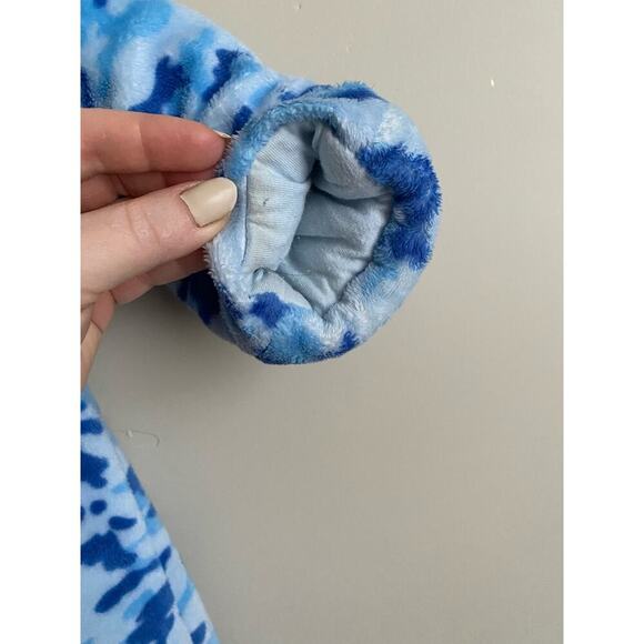 Small Wonders 6-9m Baby Boy Camo Zip Up Fleece Hooded One Piece Snowsuit - Picture 3 of 5